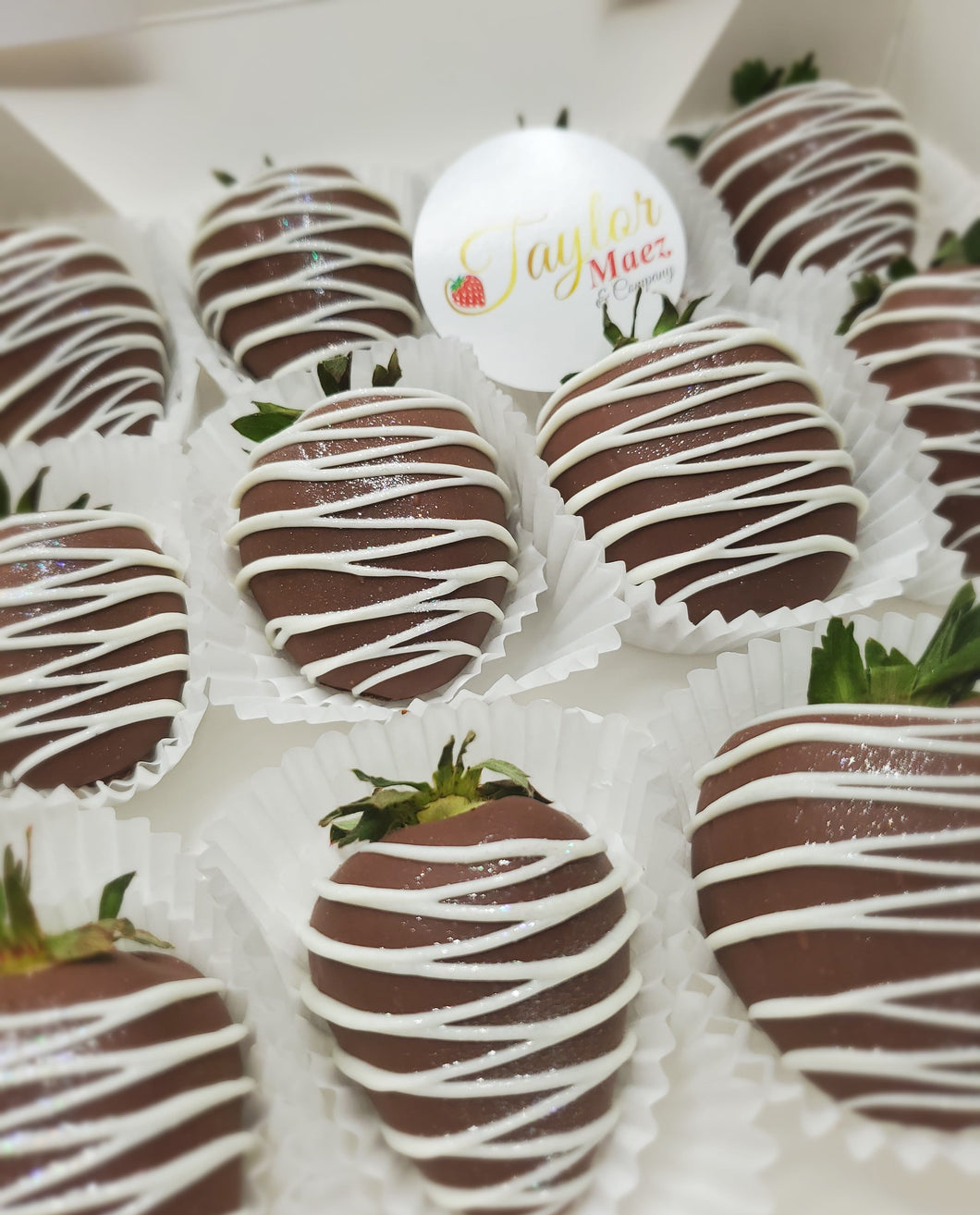 Classic Custom Chocolate Covered Strawberry Box